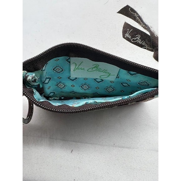 Vera Bradley Zip Ide Wallet in Java Blue print - Picture 3 of 3